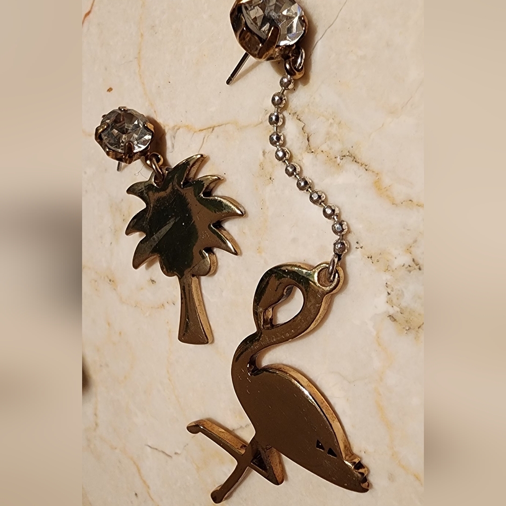 BETSY JOHNSON PELICAN & PALM TREE